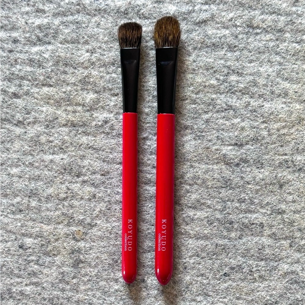 Koyudo 2pc Eyeshadow Brush Set-Large & Medium-Pine Squirrel